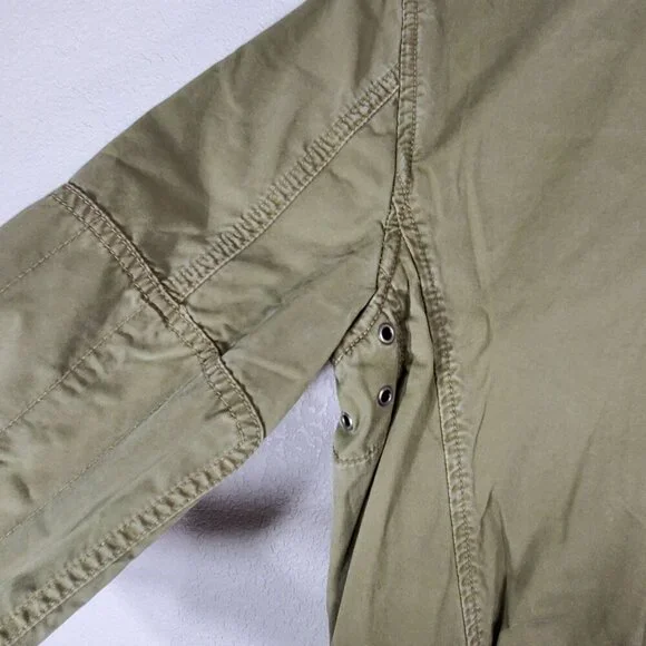 J. Crew Womans XS Boyfriend Fatigue Parka Field Cargo Jacket Utility Green - Picture 11 of 12